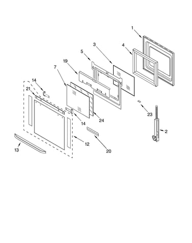 Oven door