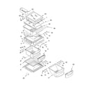 KitchenAid KSRB25FKSS01 refrigerator shelf diagram