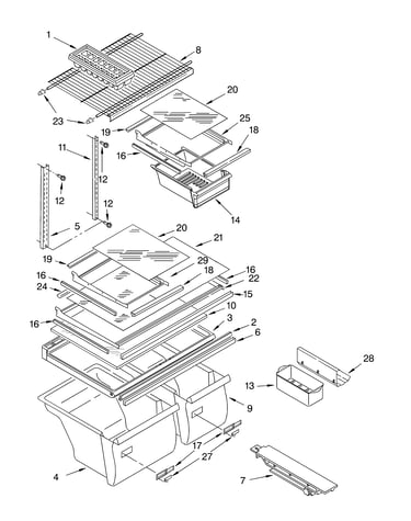 Shelf/optional