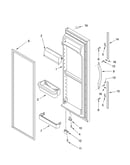 Refrigerator door