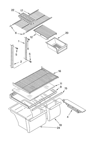 Shelf/optional