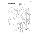 KitchenAid KUIS155HBS3 cabinet liner and door/literature diagram