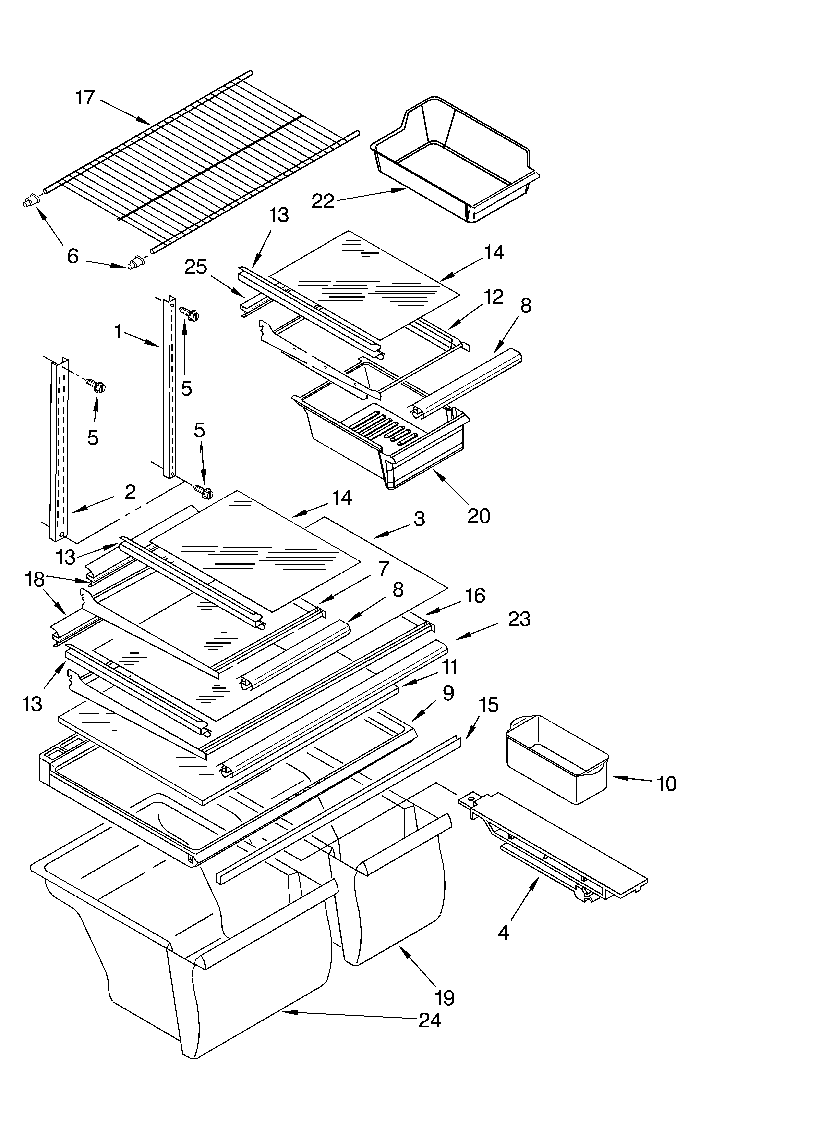 Shelf/optional