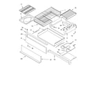 Whirlpool GR475LEKS0 drawer and broiler/optional diagram