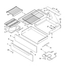 Drawer and broiler/optional