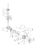 Brake, clutch, gearcase, motor and pump