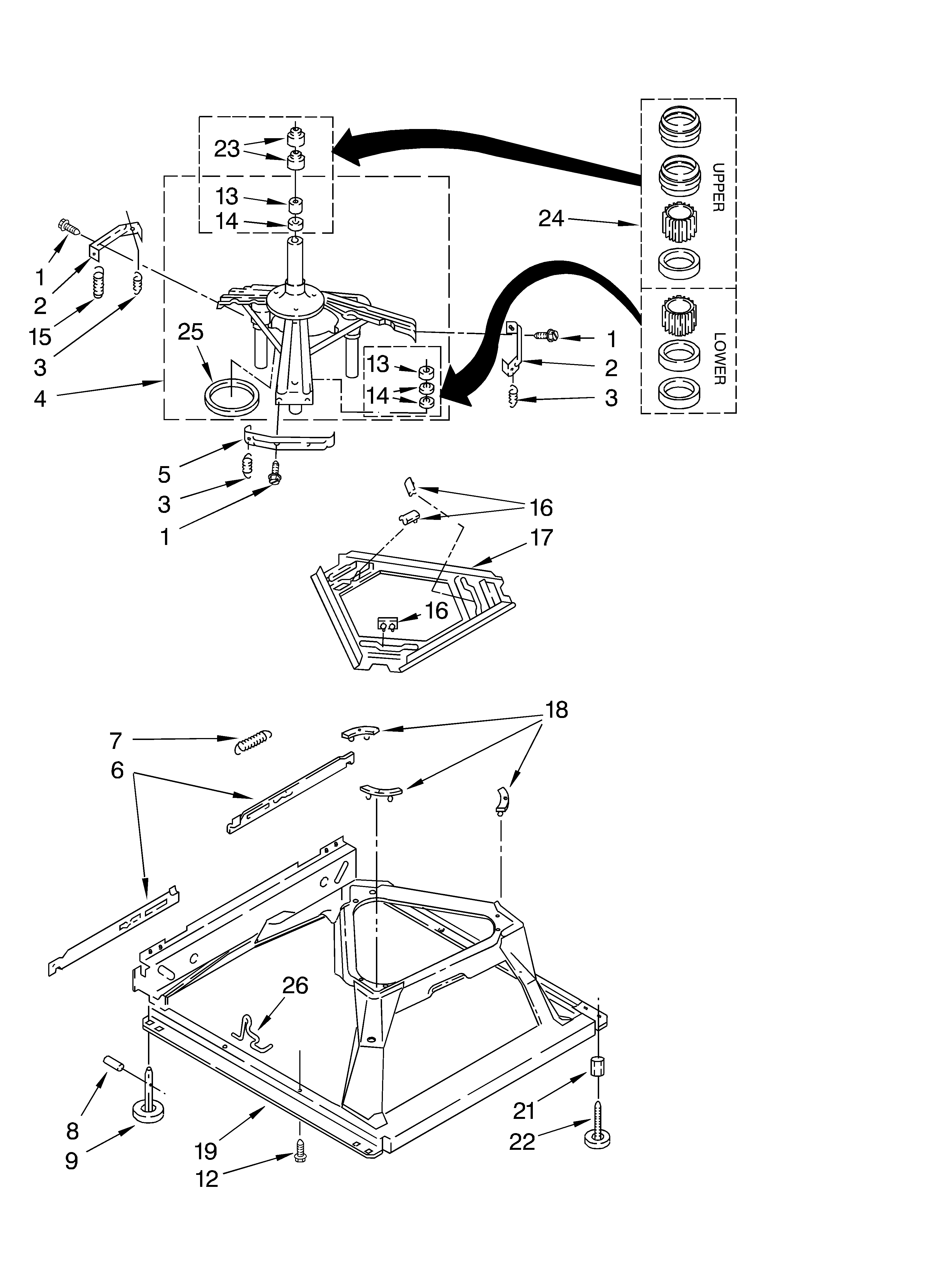 Machine base