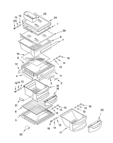 Refrigerator shelf