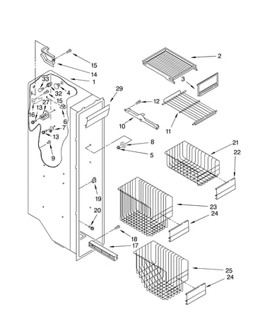 Freezer liner