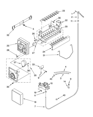 Ice maker/optional