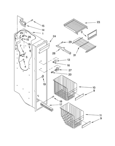 Freezer liner