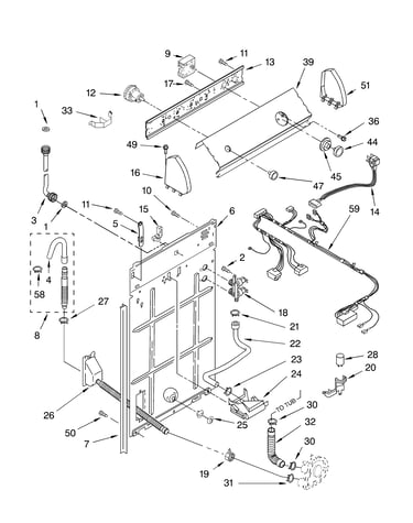 Controls and rear panel