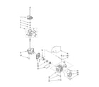 Estate TAWX500LQ0 brake, clutch, gearcase, motor and pump diagram