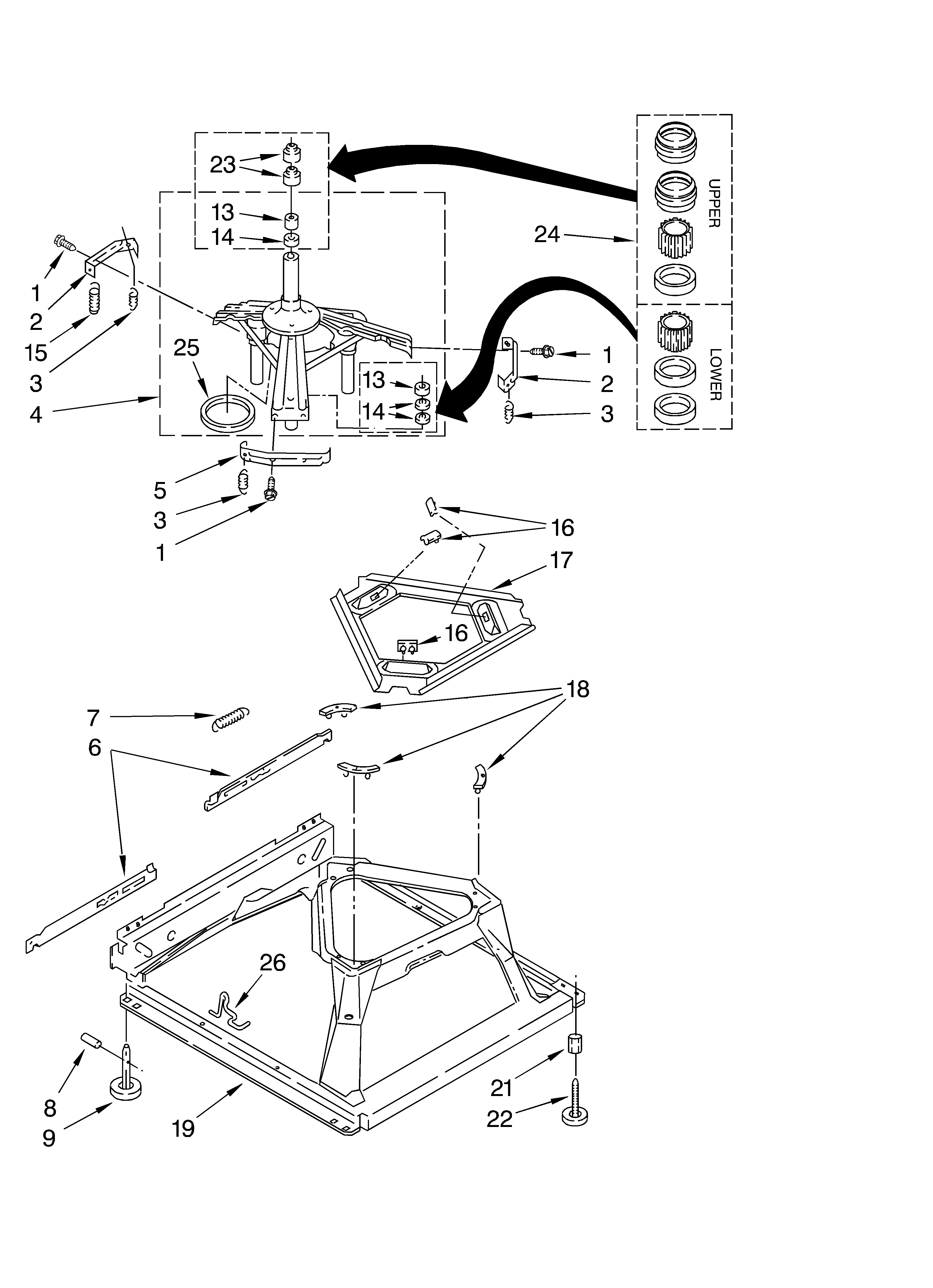 Machine base