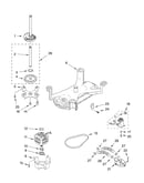 Brake, motor and pump