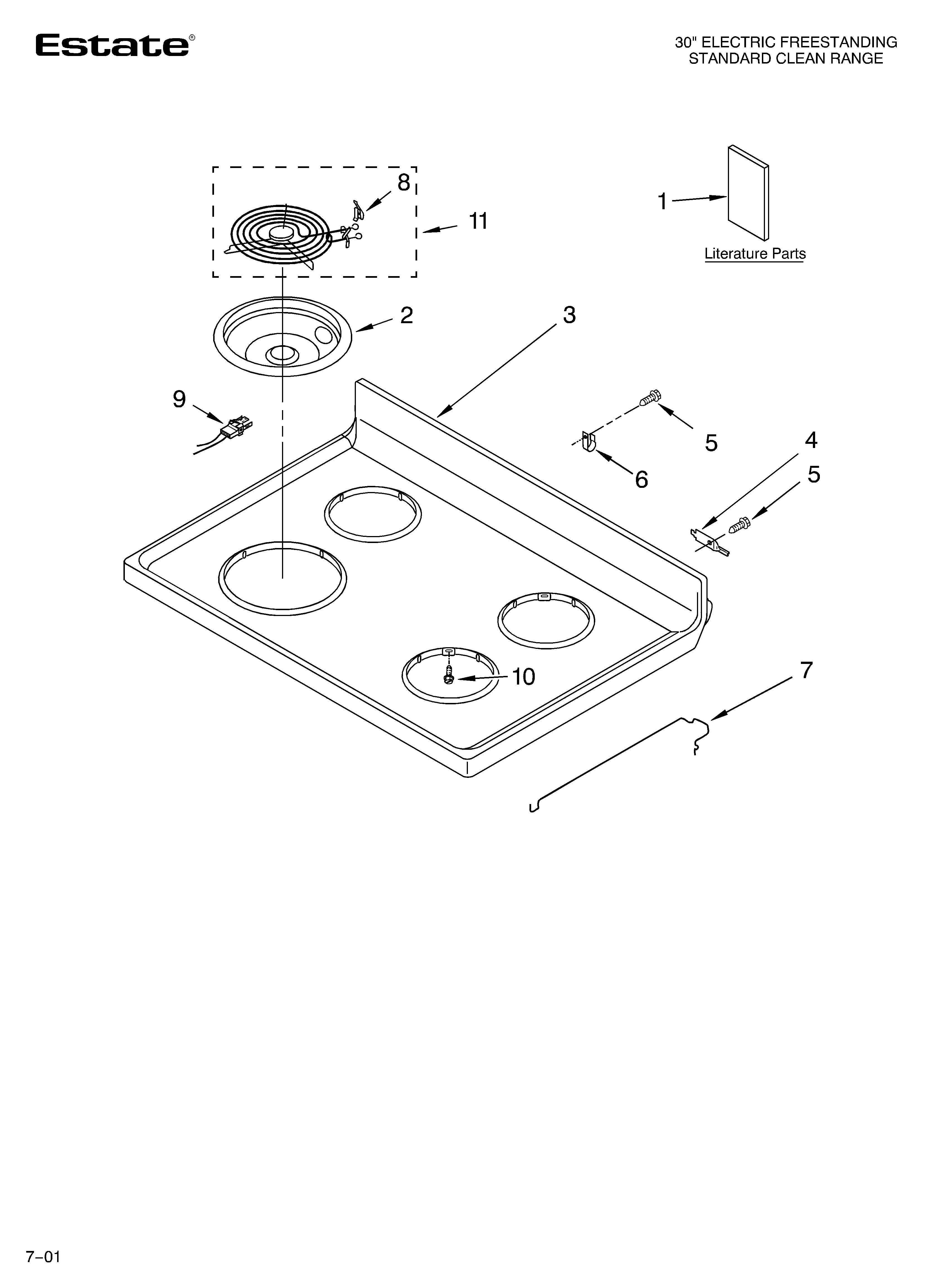 Cooktop/literature