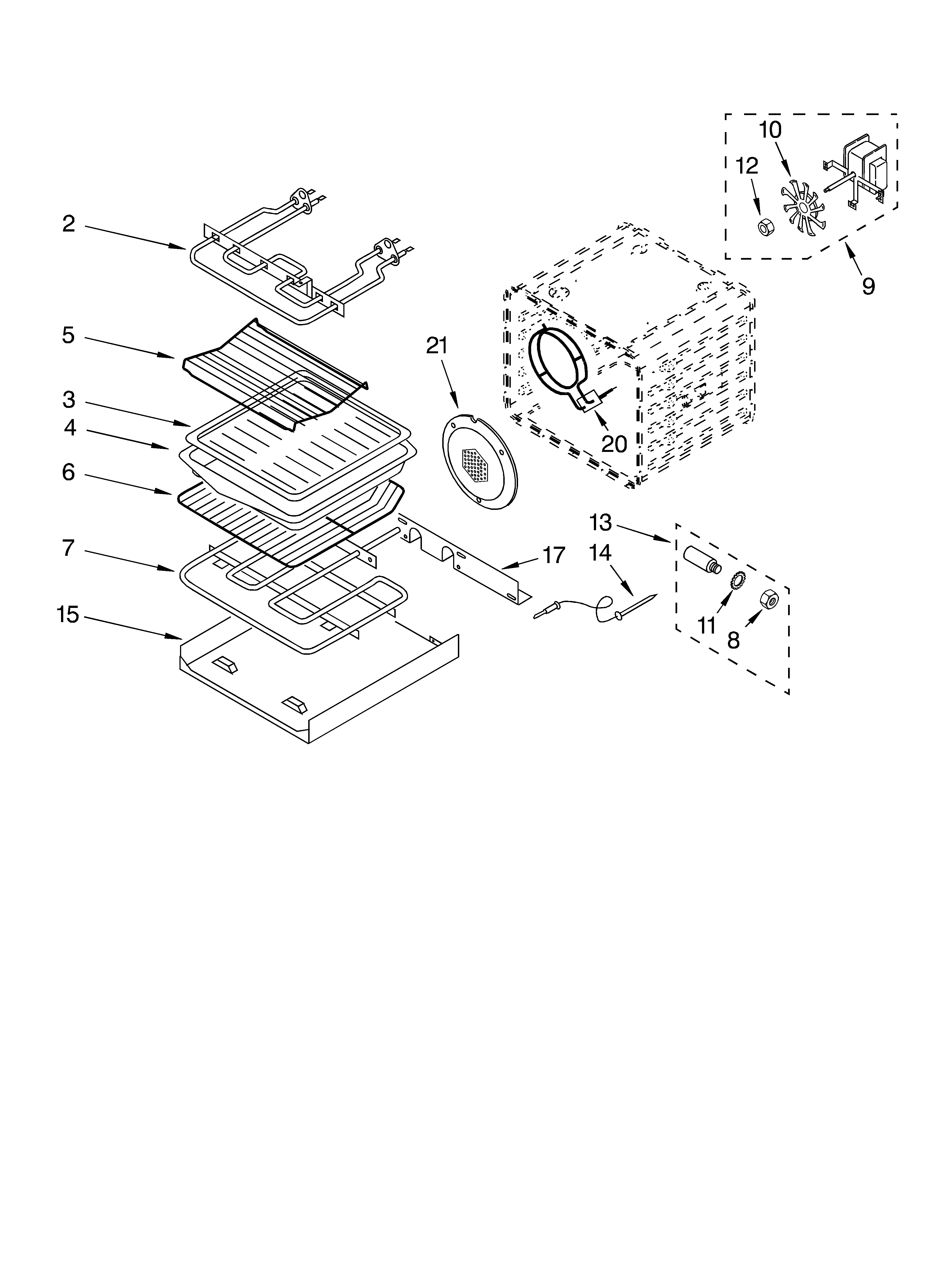 Internal oven