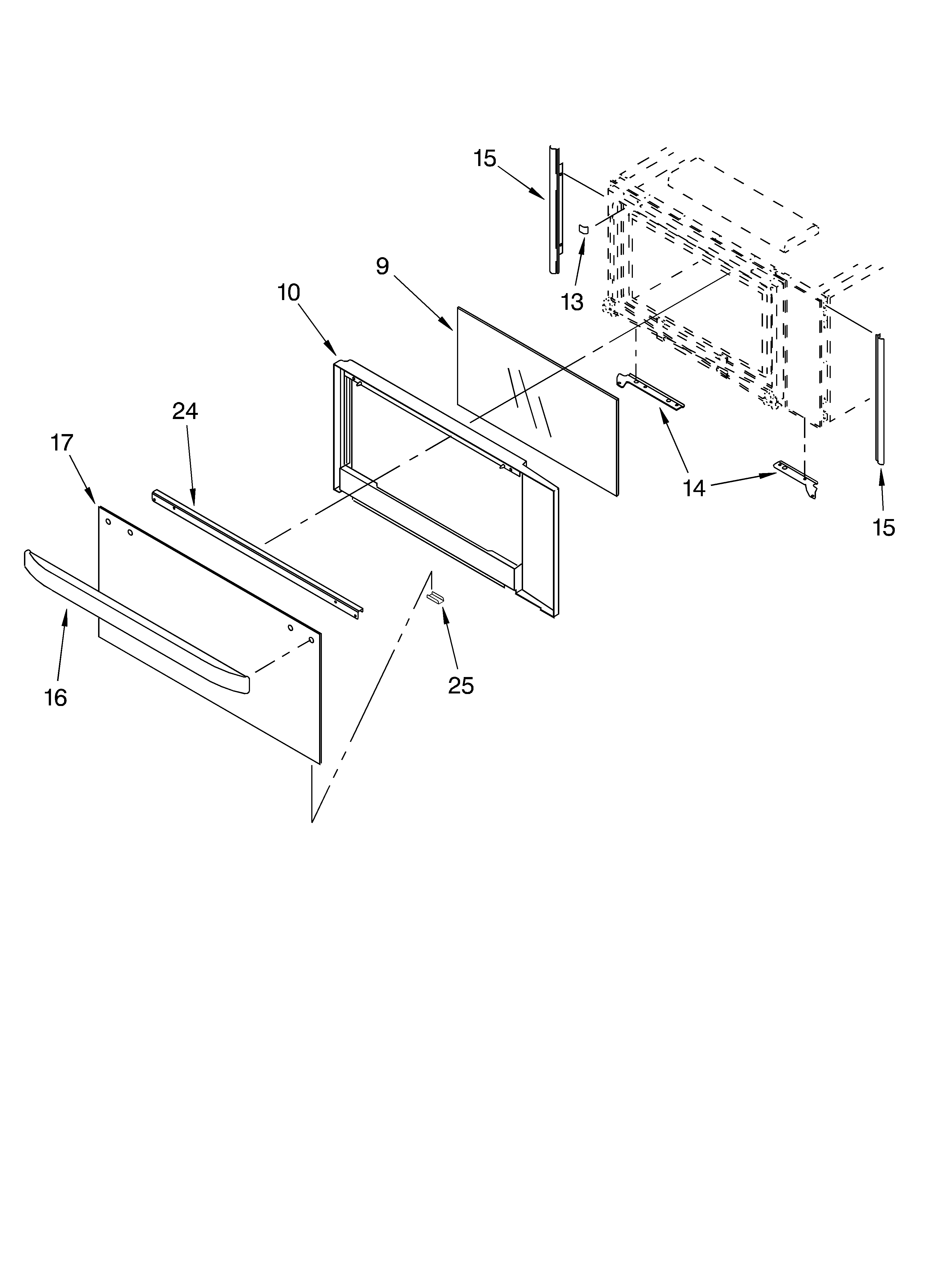 MICROWAVE DOOR