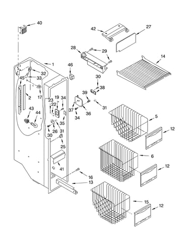 Freezer liner
