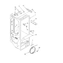 KitchenAid KSRG22FKWH01 refrigerator liner diagram