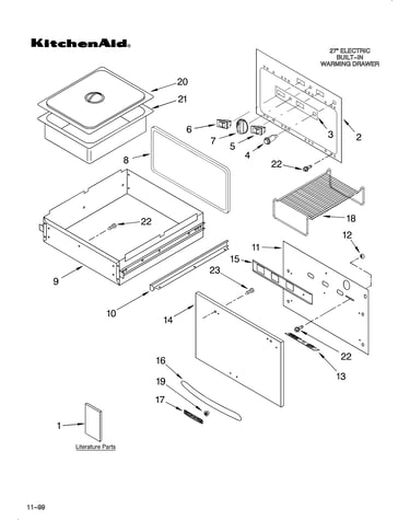 Control, door, and drawer/literature
