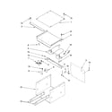 KitchenAid KEWD175HSS1 internal warming drawer diagram