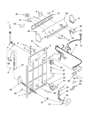 Controls and rear panel
