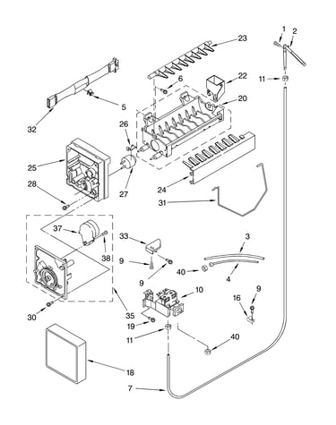 Ice maker/optional