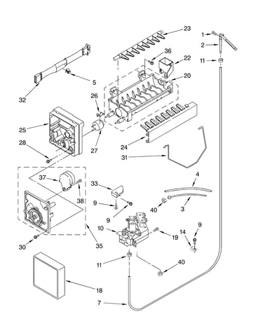 Ice maker/optional