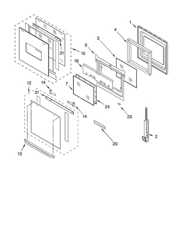 Oven door
