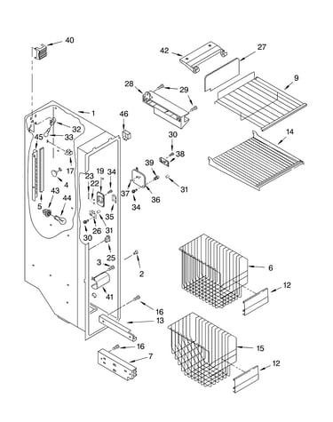 Freezer liner
