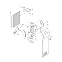 KitchenAid KSRU25FKWH02 air flow diagram