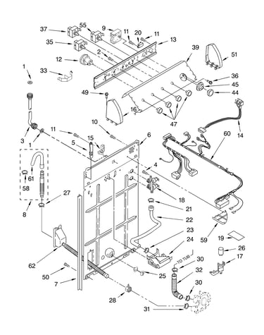 Controls and rear panel