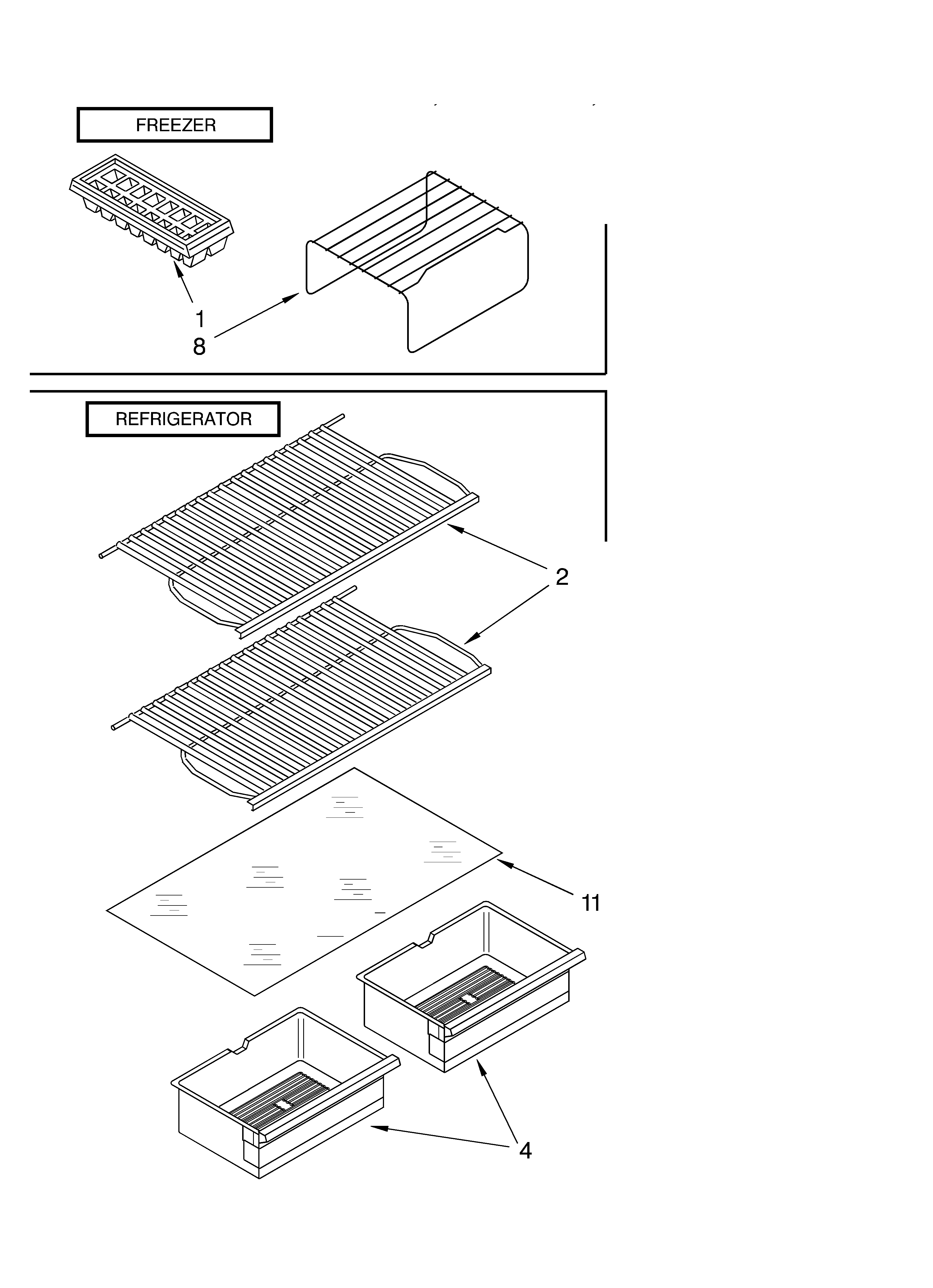 Shelf/optional