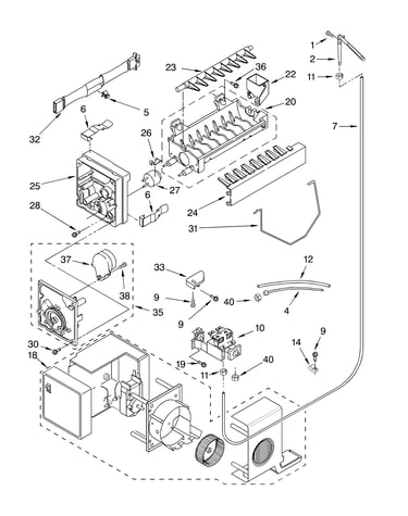 Ice maker/optional