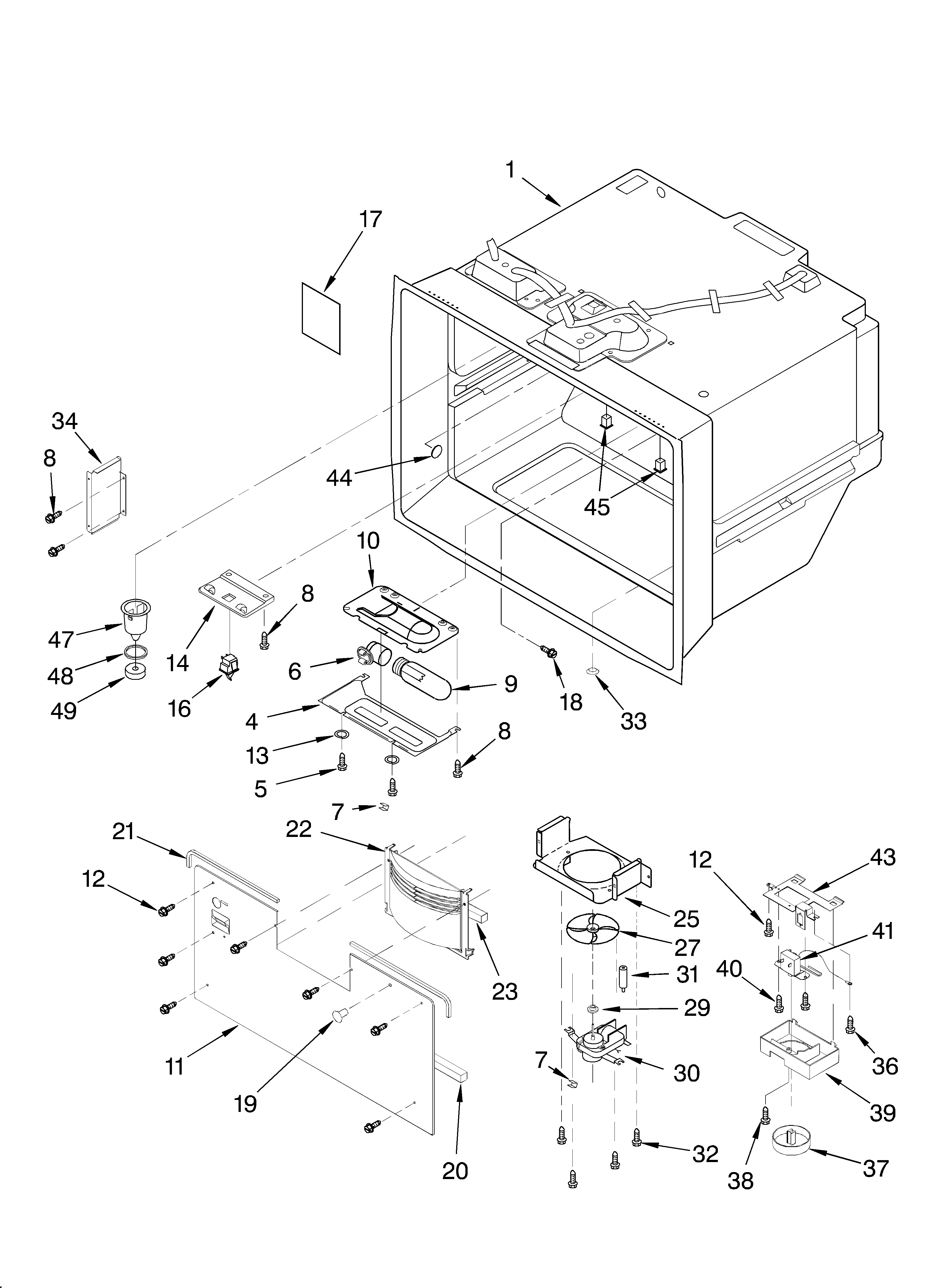 Freezer liner