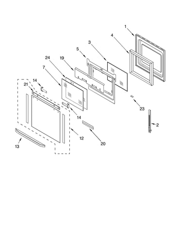 Oven door