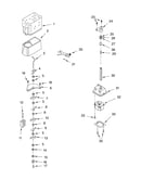 Motor and ice container