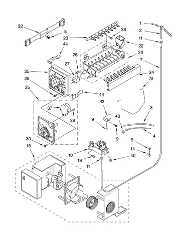 Ice maker/optional
