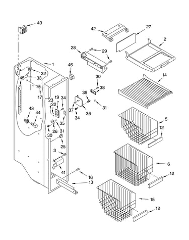Freezer liner