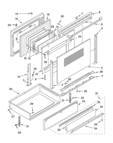 Door and drawer