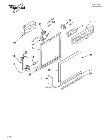 Frame and console/literature