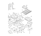 KitchenAid KTRC19ELSS00 shelf diagram