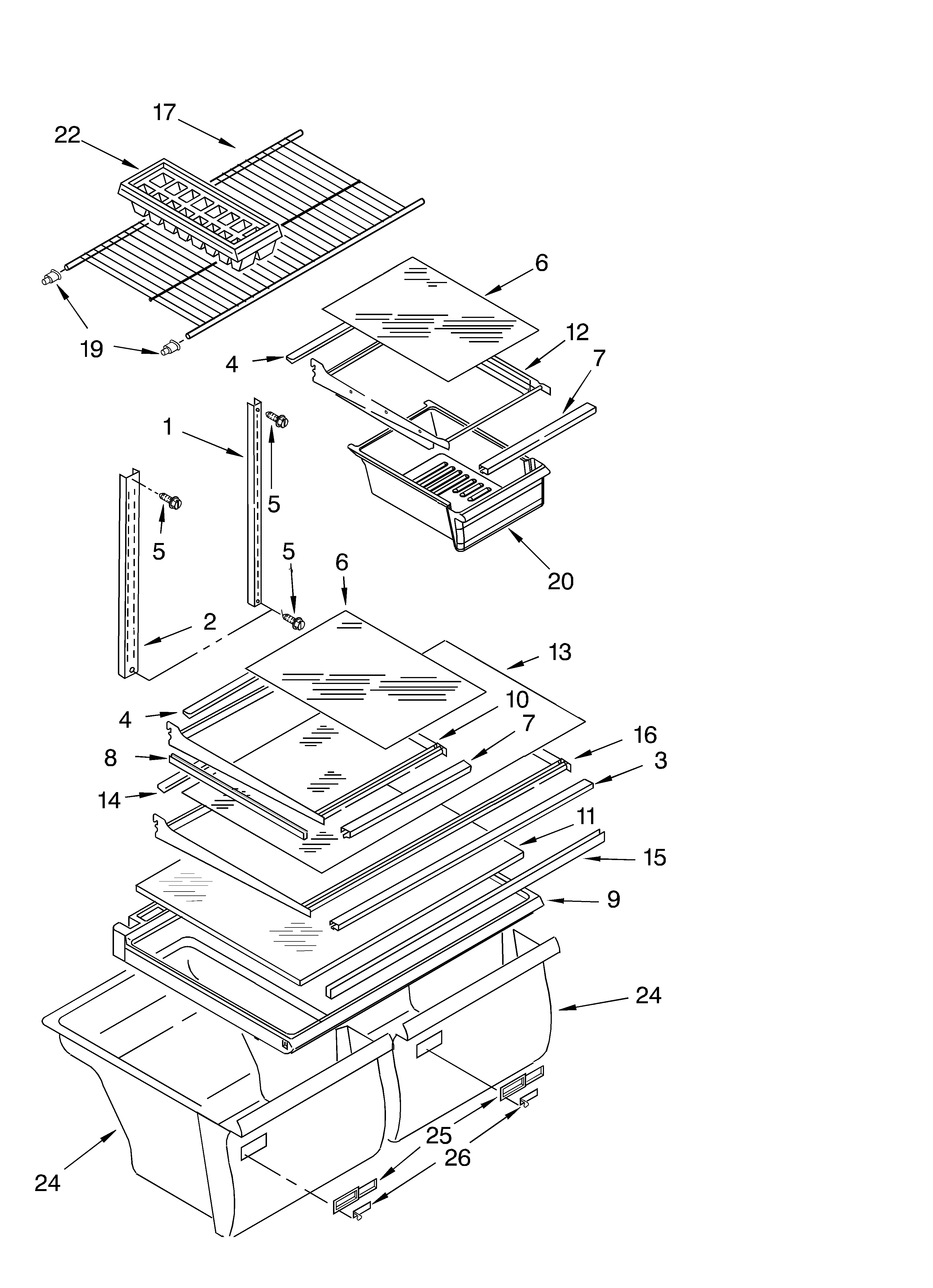 Shelf/optional