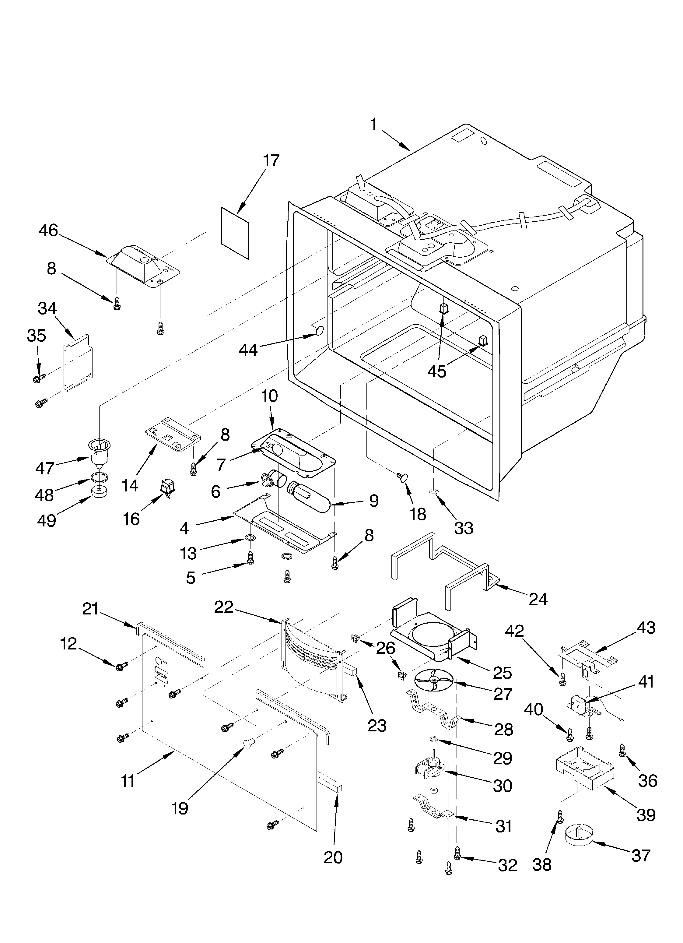 Freezer liner