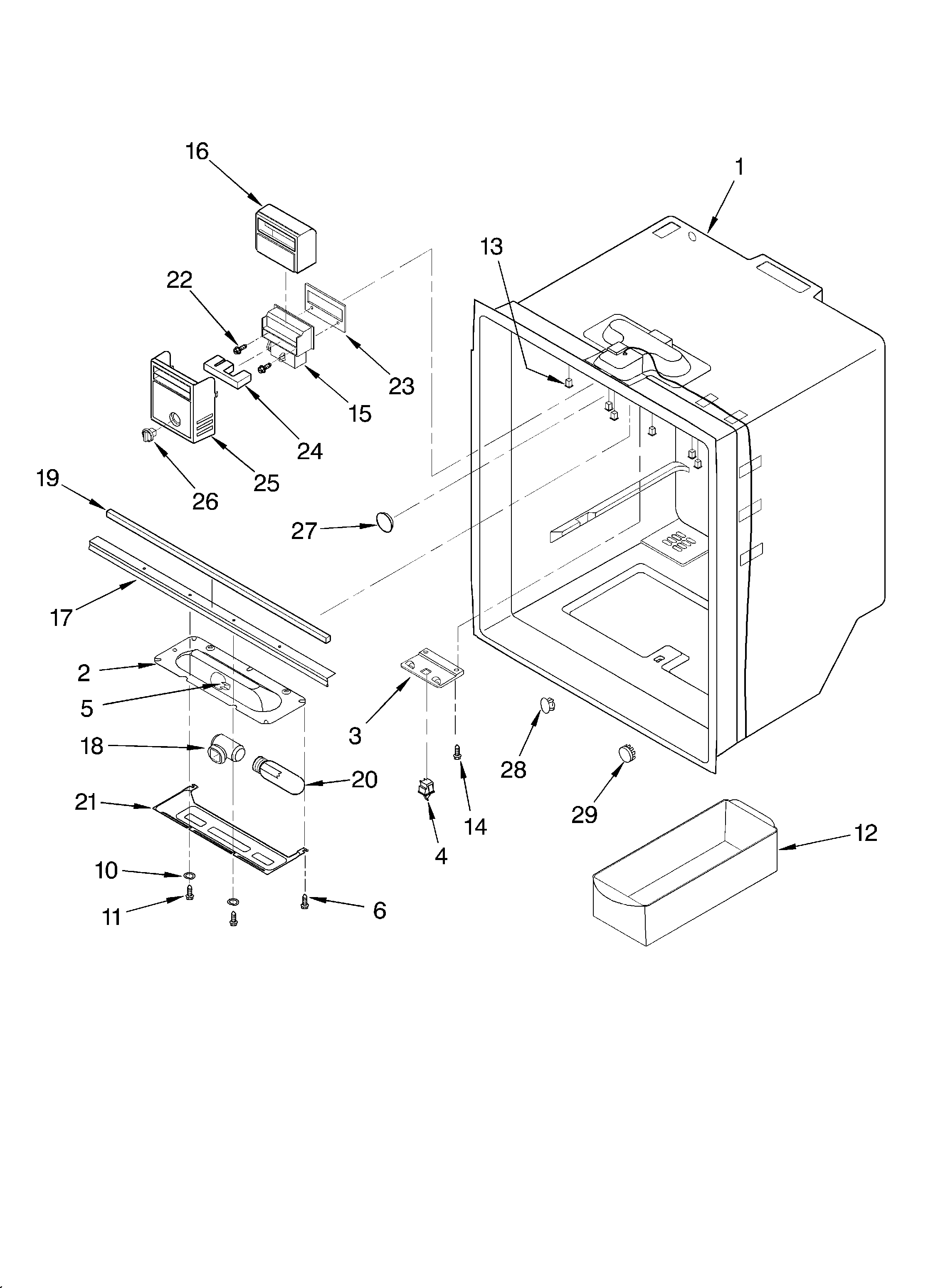Refrigerator liner