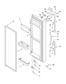 Refrigerator door