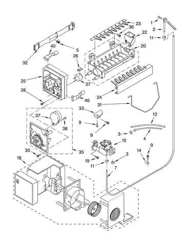Ice maker/optional