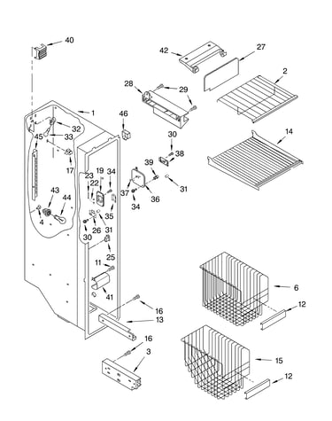 Freezer liner