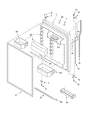 Refrigerator door